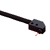 Fibre opt. barrage, verre, 450mm Fibre opt. barrage, verre, 450mm