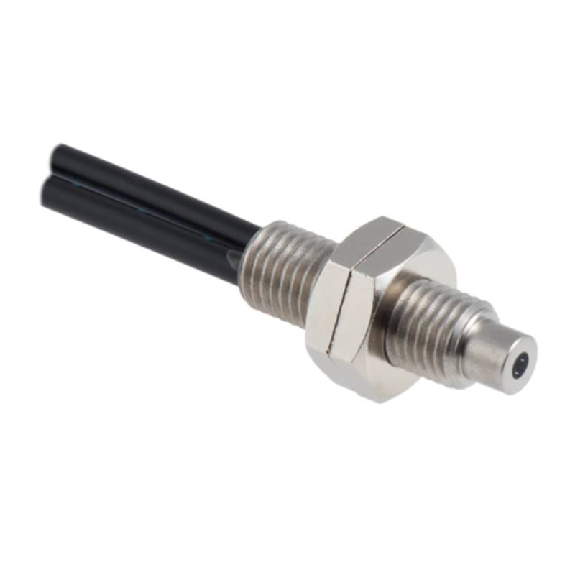 Fibre opt. directe coaxiale, plast., tête M6x20mm Pmax=340mm, 2m-Lire la description