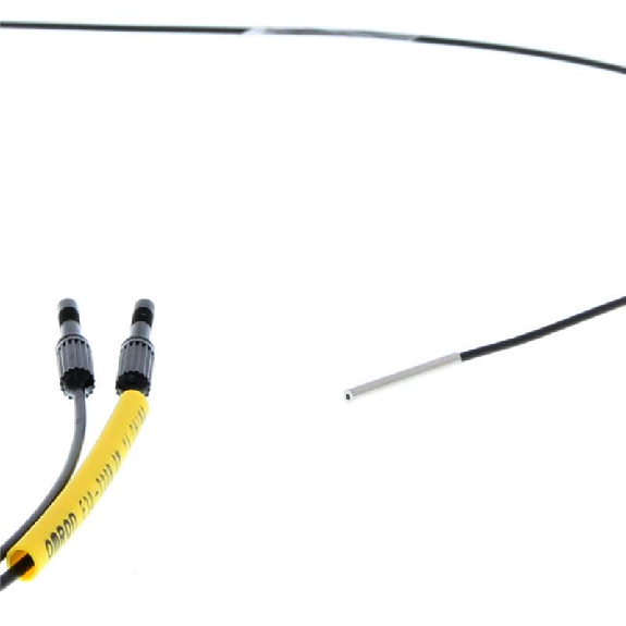 Fibre opt. directe, plast. flexible Ø1mm, 2m; tête Ø1,5x15mm inox-Lire la description
