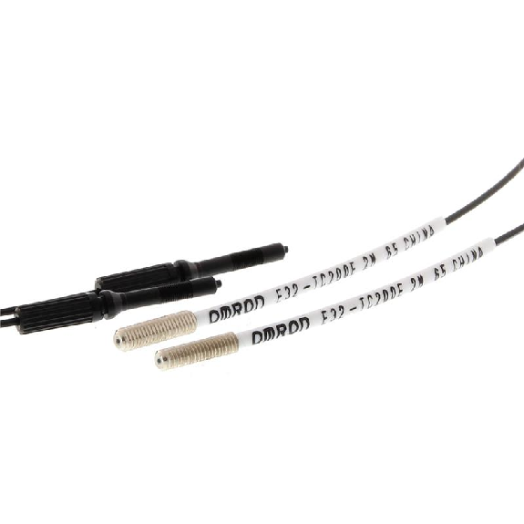 Fibre opt. barrage, plast., tête M3, 2m-Lire la description