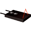 Fibre opt. directe, plast., 3m