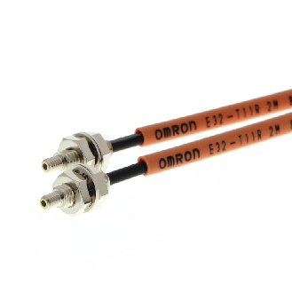 Fibre opt. barrage, tête M4 droit, 5m-Lire la description