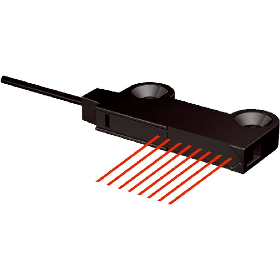 Fibre opt. barrage, plast. Fibre opt. barrage, plast.-Lire la description