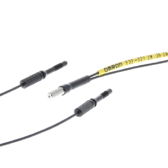 Fibre opt. directe, plast., grande flexibilité, tête M3, 2m-Lire la description