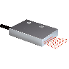 Fibre opt. barrage, plast.