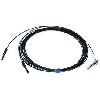 Fibre opt. coaxiale à renvoi d'angle M3 lg2m-Lire la description