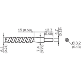 Fibre opt. directe, verre, 900mm-Lire la description