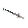 Fibre opt. directe coaxiale, plast., tête M3x18mm Pmax=90mm, 2m