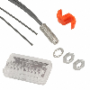 Fibre opt. directe coaxiale, plast., tête M6, 2m