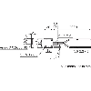 Fibre opt. directe, plast., tête array, 2m