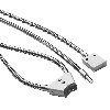 Fibre opt. directe, verre, tête 90° 5/16*24, 2m