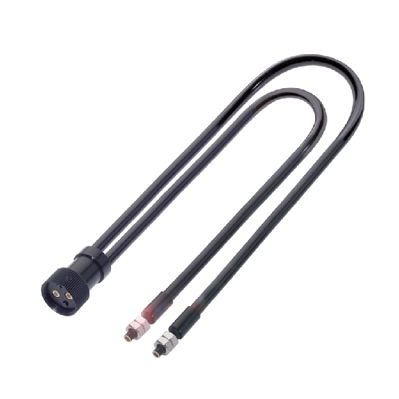 Fibre optique, verre, barrage, Ø1mm, tête M5, lg3m Fibre optique, verre, barrage, Ø1mm, tête M5, lg3m-Lire la description