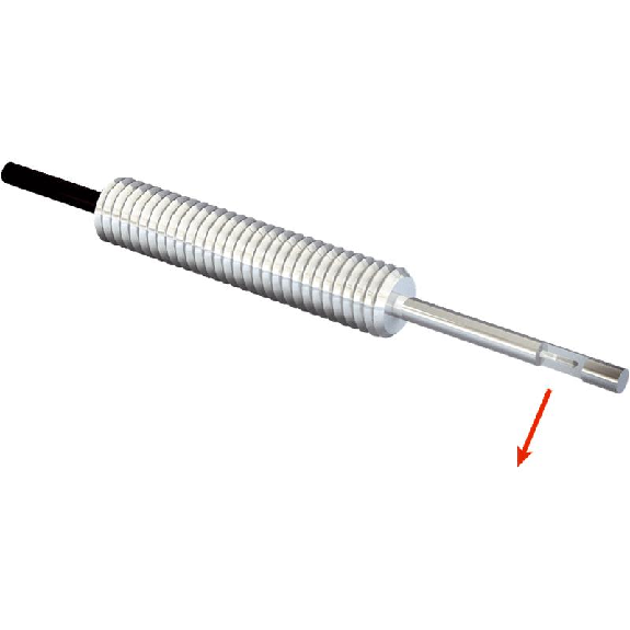 Fibre opt. barrage, plast. embout M3 + embout 1mm avec renvoi à 90°-Lire la description