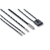 Fibre optique, directe, M3, type co-axial, R10 fibre, 1m