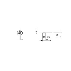 Fibre opt. directe, plast., tête 1,5x15mm Pmax=100mm, 2m