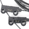 Fibre opt. barrage, type à faisceau large, 4,2x31x13,5mm, 2 m, IP40