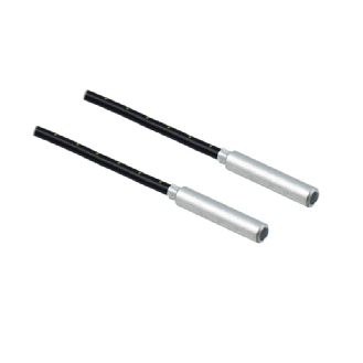 Fibre opt. plast. barrage tête latérale 4x22mm Pmax=220mm Lg 2m-Lire la description