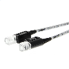 Fibre opt. barrage, plast., tête radiale, 2m