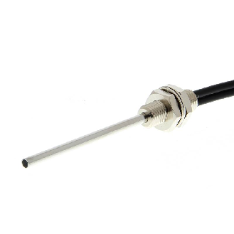 Fibre opt. directe, plast. Ø2,2mm, tête M6 embout 40mm inox, 2m-Lire la description