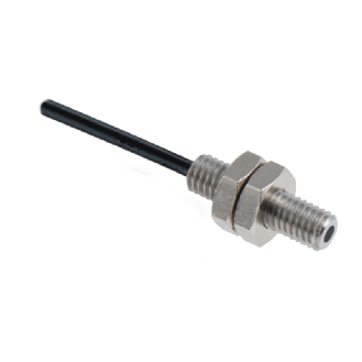 Fibre opt. directe, plast., 2xØ1mm, tête M3x11 inox, 2m-Lire la description