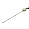 Fibre opt. directe, plast. Ø2,2mm, tête M6 embout 90mm inox, 2m