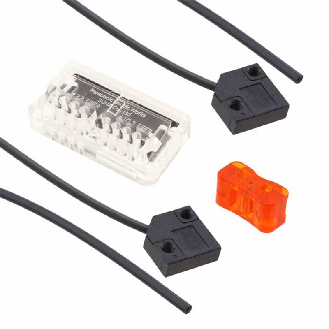 Fibre opt. Barrage, résistante, tête 5x15x15mm-Lire la description