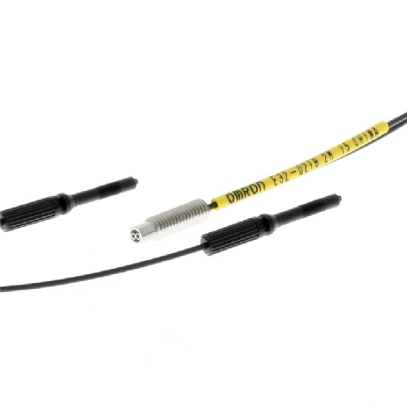 Fibre opt. directe, plast., tête M4 inox, 2m-Lire la description