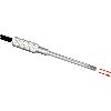 Fibre opt. directe, plast.