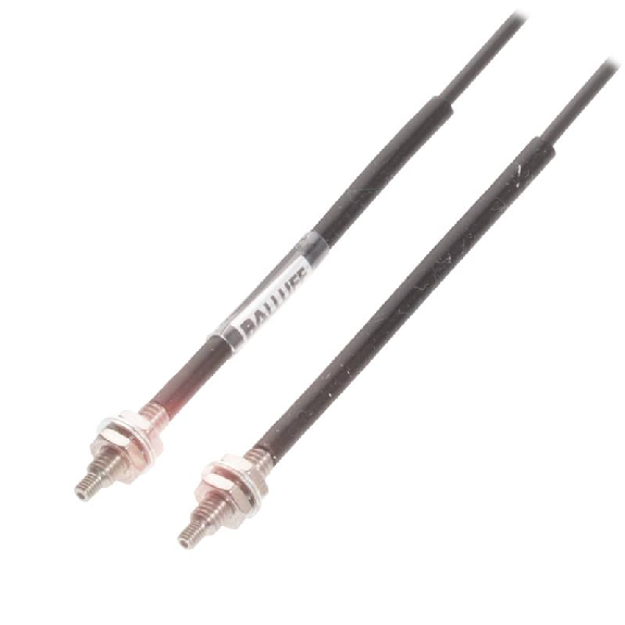 Fibre opt. barrage, plast. Ø2,2mm, tête M4 Ø4x20mm, 2m-Lire la description
