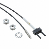 Fibre opt. directe coaxiale, rayon de courbure R2, tête M3, 0.5m, IP4