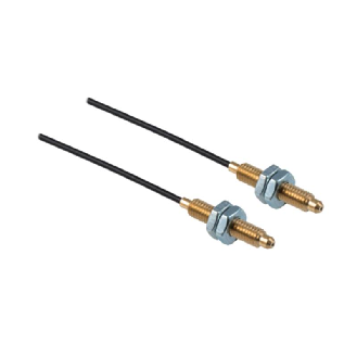 Fibre opt. barrage, plast., tête M3x17mm Pmax=110mm, 2m-Lire la description