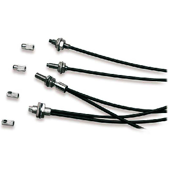 Fibre opt. plast. standard barrage tête M4x0.7mm lg1m-Lire la description