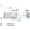 Fourche opt. U PNP/NPN E=30mm Prof=30mm 24Vdc / M08 4P