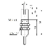 Fourche opt. U PNP E=3mm Prof=10(5)mm IR LO / Câble 2m