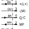 Fourche opt. U PNP E=3mm Prof=42mm IR IO-Link LO/DO / M08 4P