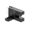 Micro Fourche opt. U NPN E=5mm Prof=9mm IR LO/DO 5-24Vdc, Connect.