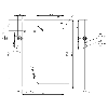 Fourche opt. U NPN E=120mm Prof=54mm Pot. LR LO/DO 10-30Vdc / M08 3P
