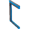 Fourche opt. U PNP/NPN E=120mm P=120mm LR LO/DO / M08 3P
