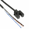 Micro Fourche opt. U NPN E=5mm Prof=6,5mm IR LO/DO IP50, câble 1m