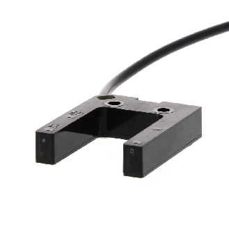 Fourche opt. U PNP E=25mm IR LO/DO / Câble 0,5m-Lire la description