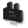 Micro Fourche opt. U NPN E=5mm Prof=9mm IR LO 5-24Vdc, connect.
