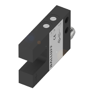 Fourche opt. U PNP E=10mm Prof=13mm Pot. LR LO/DO 10-30Vdc / M08A 3P-Lire la description