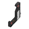 Fourche opt. L PNP E=60mm Prof=40x40mm Pot. LR LO/DO / M08A 3P