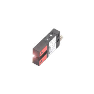 Fourche opt. U NPN E=5mm Prof=13(17)mm Pot LR LO/DO 10-30Vdc / M08 3P-Lire la description