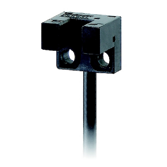 Micro Fourche opt. U PNP E=5mm Prof=6,5mm IR LO/DO, câble 1m-Lire la description