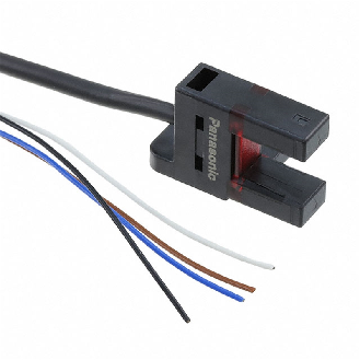 Micro Fourche opt. U PNP E=6mm IR LO/DO 5-24Vdc / Câble 1m-Lire la description