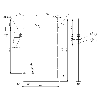 Fourche opt. U PNP E=120mm Prof=54mm Pot. IR LO/DO 10-30Vdc/ M08 3P