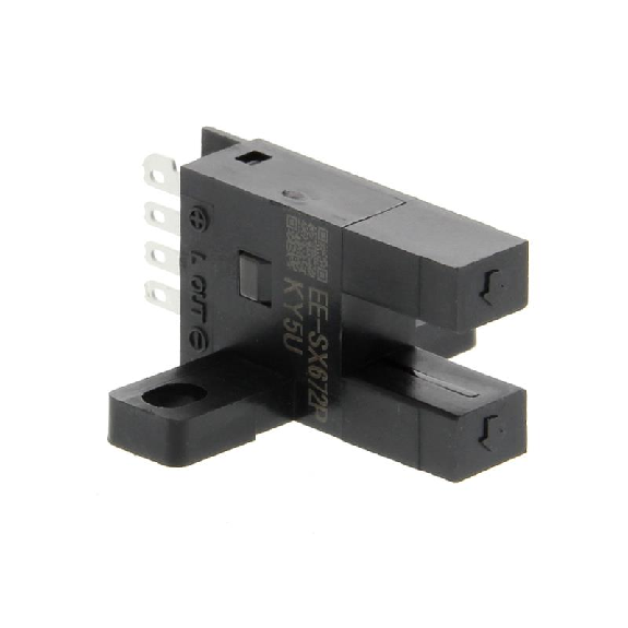 Micro Fourche opt. U NPN E=5mm Prof=9mm IR LO/DO 5-24Vdc, connect.-Lire la description