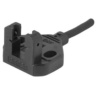 Micro Fourche opt. U NPN E=5mm P=9mm IR DO 5-24Vdc IP60, câble 2m-Lire la description