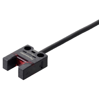 Micro Fourche opt. U PNP E=6mm IR LO/DO 5-24Vdc / Câble 1m-Lire la description